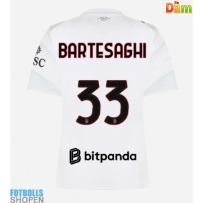 Billiga AC Milan Davide Bartesaghi #33 Bortatröja Dam 2026-27 Kortärmad
